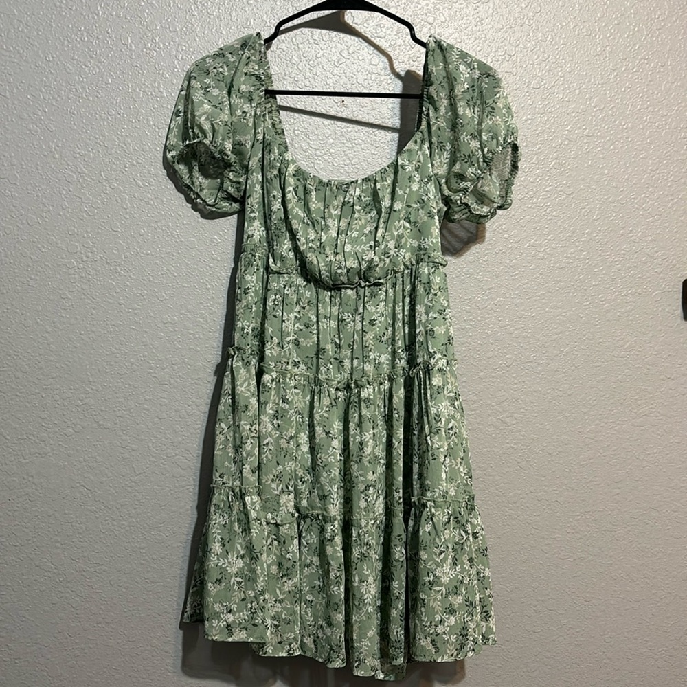 Pastel green floral dress. Bought from altered state. Size xs and worn once